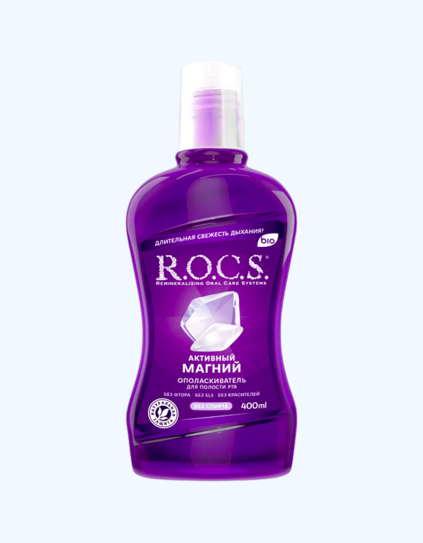 ROCS og'iz yuvish vositasi "Faol magniy", 400 ml