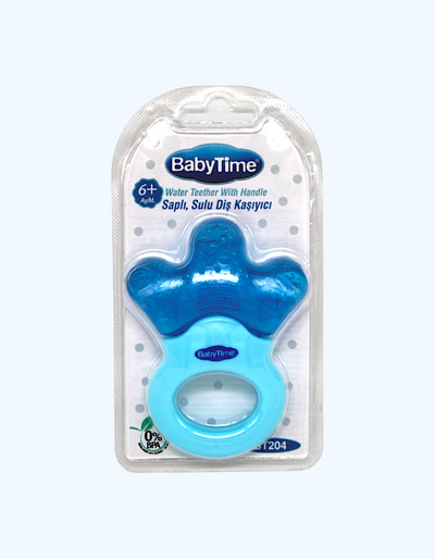 Baby Time Водяной прорезыватель с ручкой, 6+ мес.
