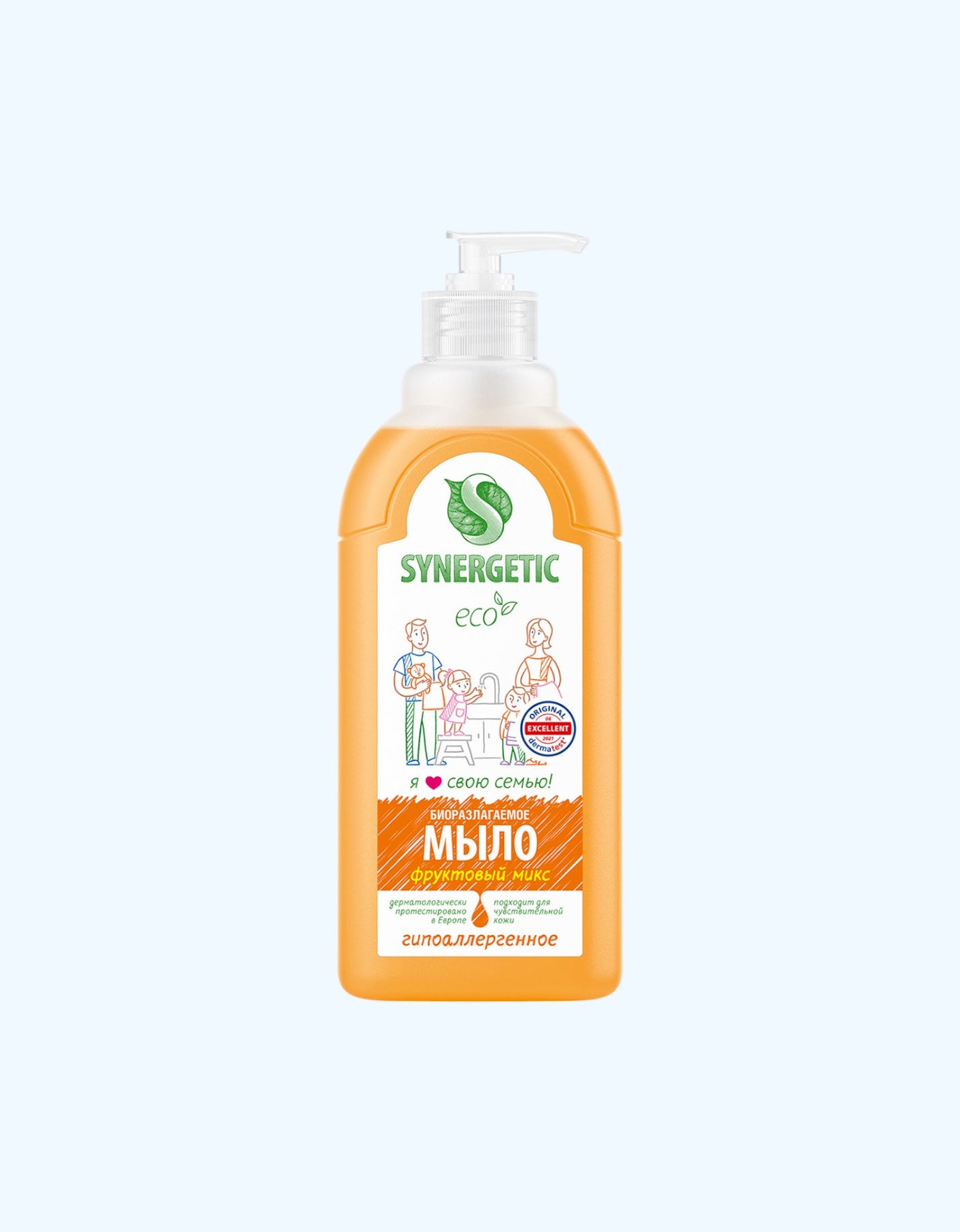 Synergetic suyuq sovun "Meva aralashmasi", 500 ml