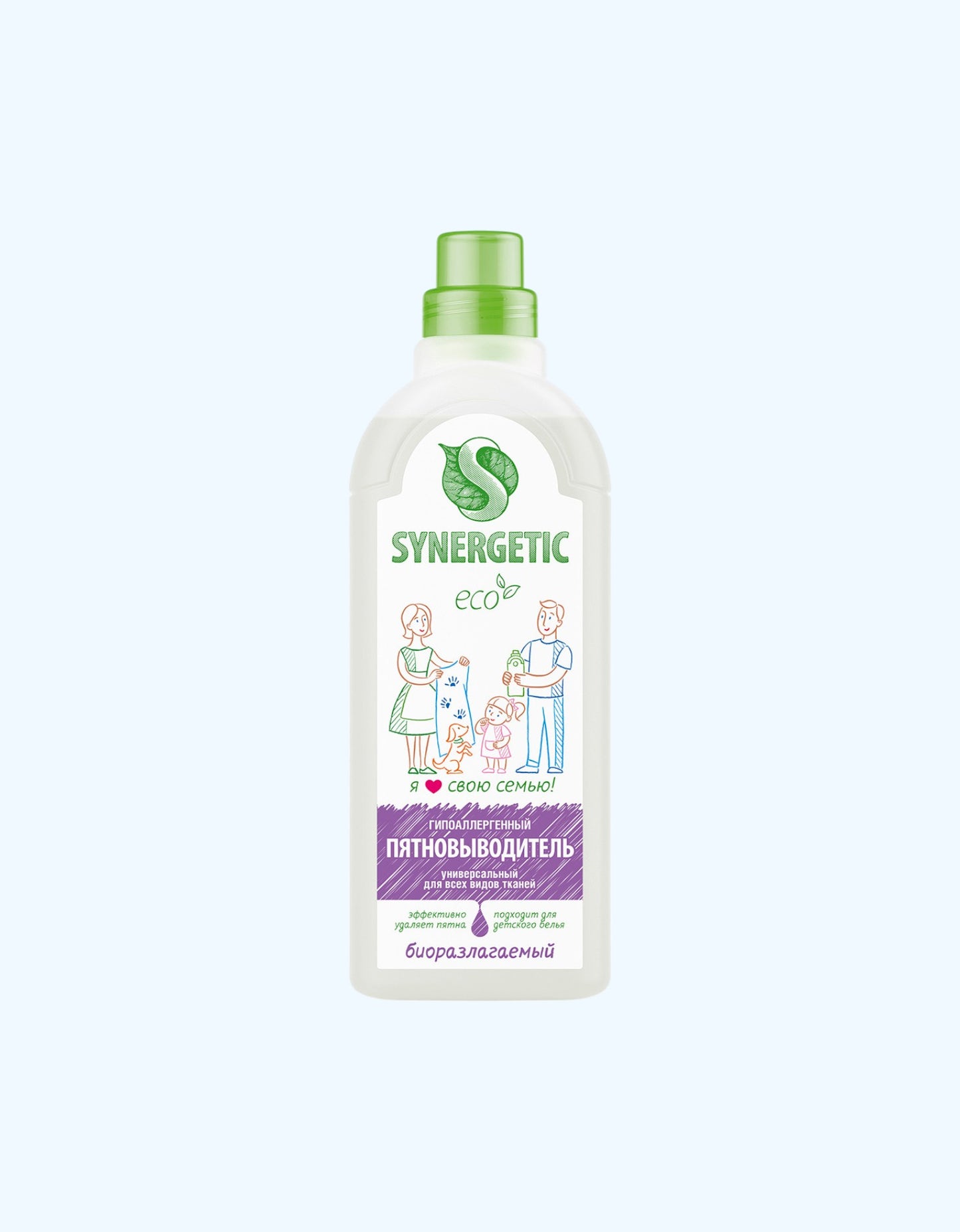 Synergetic Пятновыводитель для одежды, 1 л