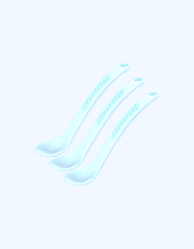 Twistshake Ложки для кормления синие 4+ мес., 3шт