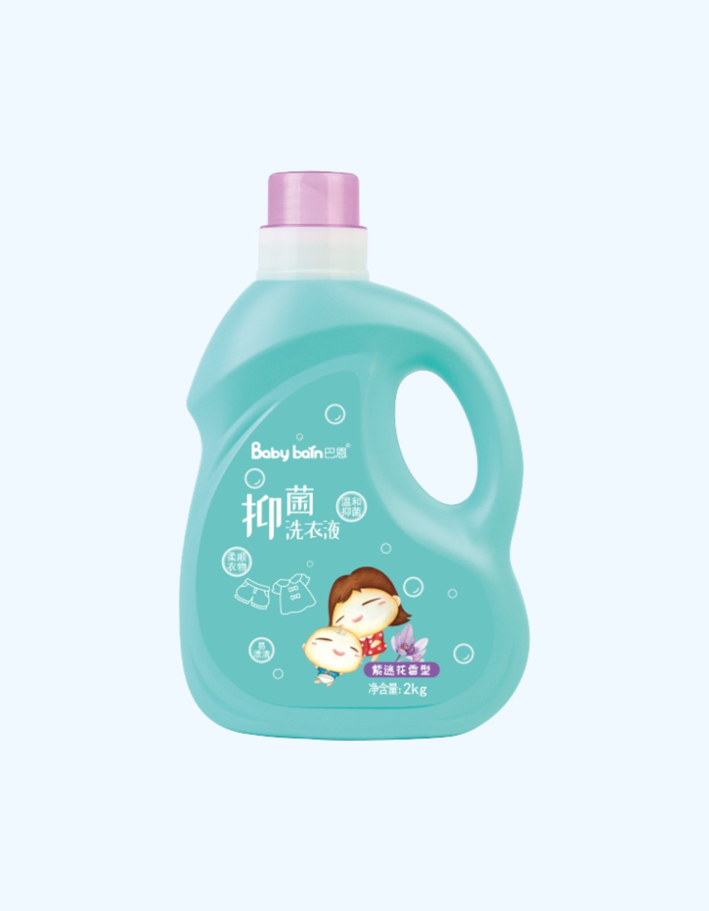 Frog Prince Barn Baby antibakterial gel bolalar kiyimlarini yuvish uchun, 2 kg