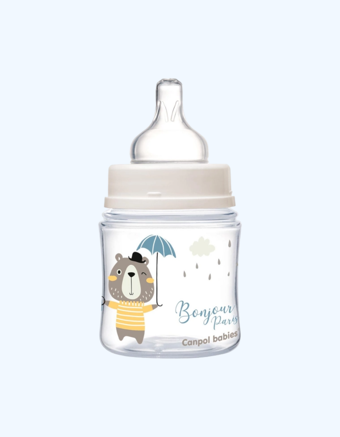 Canpol Babies Антиколиковая бутылочка с широким горлышком "Easy Start", 0+ мес., 120 мл