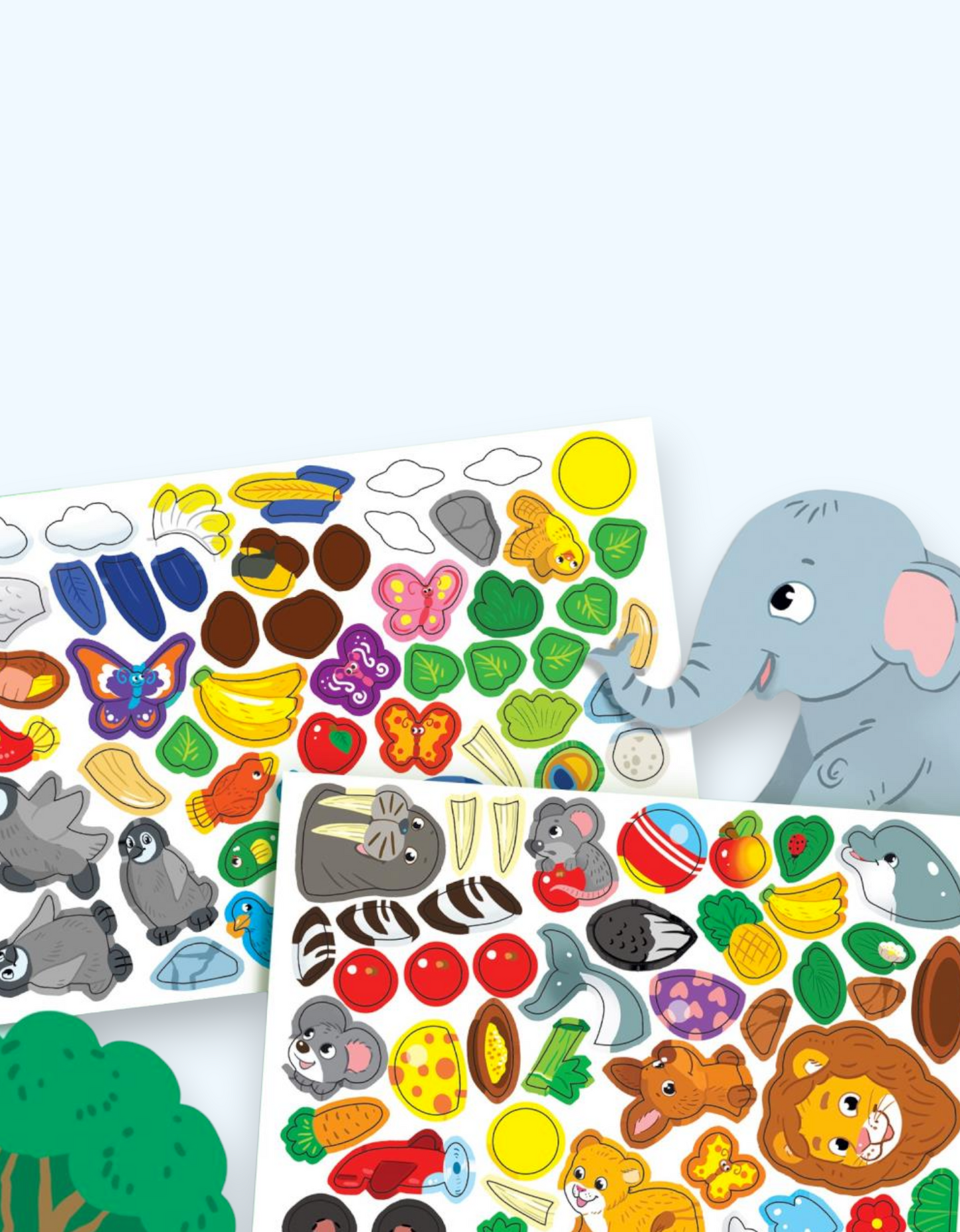 BukvaLand stiker kitobi "100 ta o'quv stikerlari"