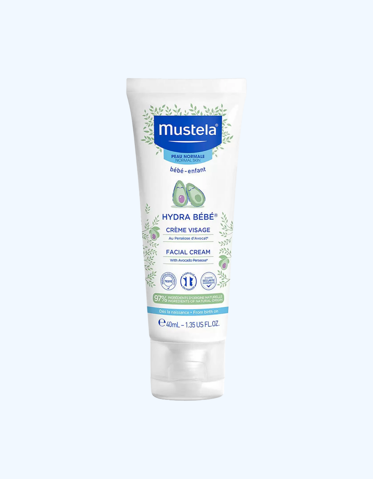 Mustela nemlendirici yuz kremi, 40 ml