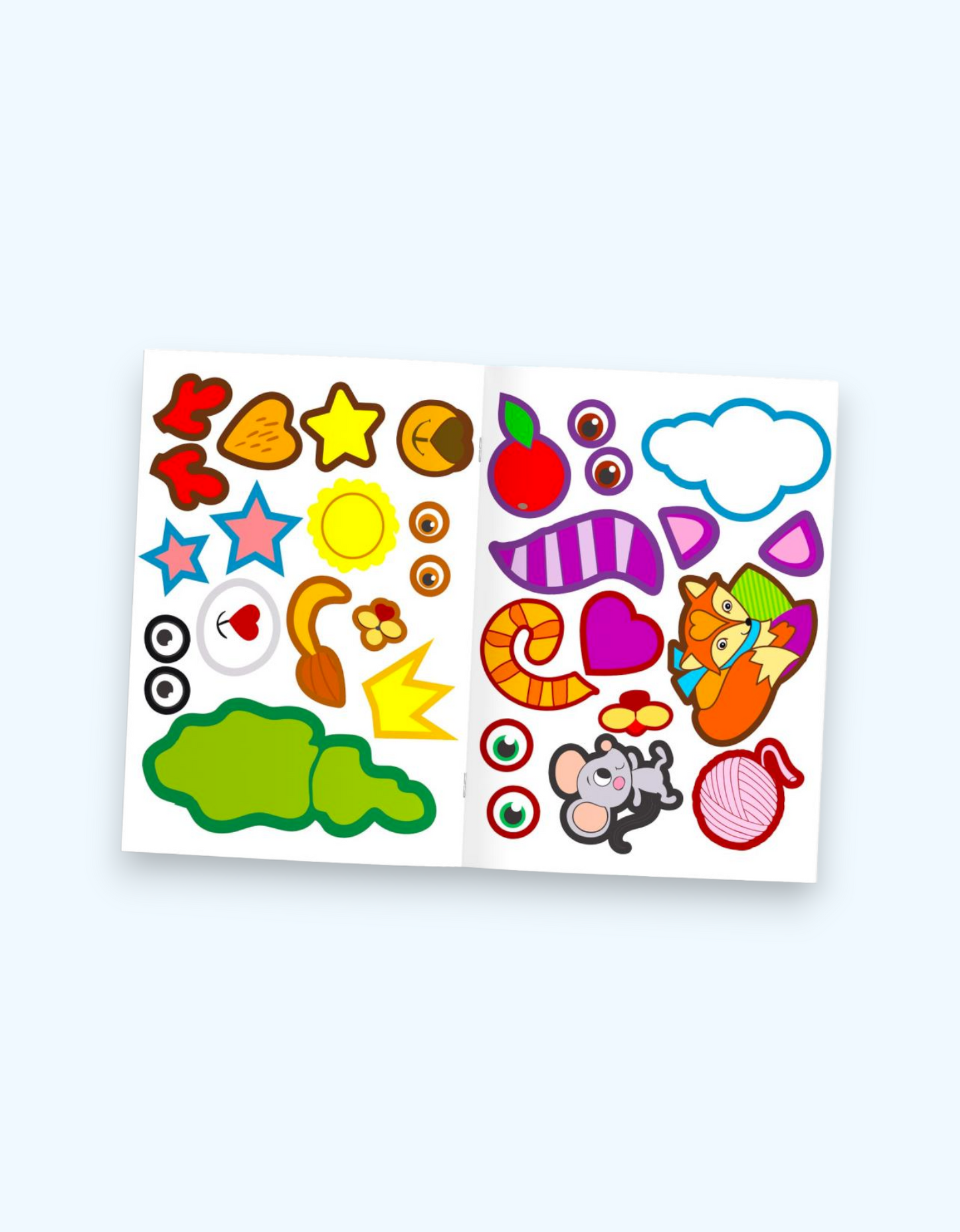 LetterLand ta'lim stikerlari