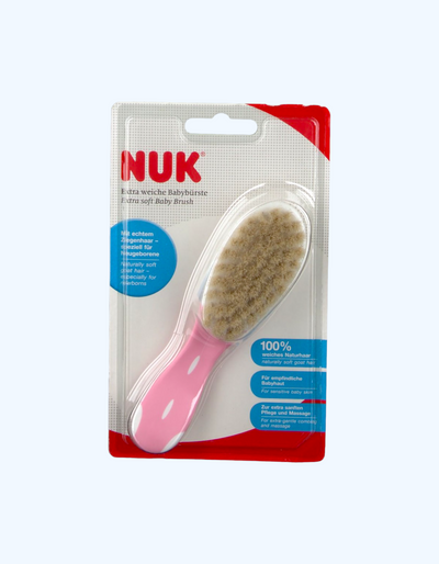 Nuk Щетка для волос супер мягкая, розовая