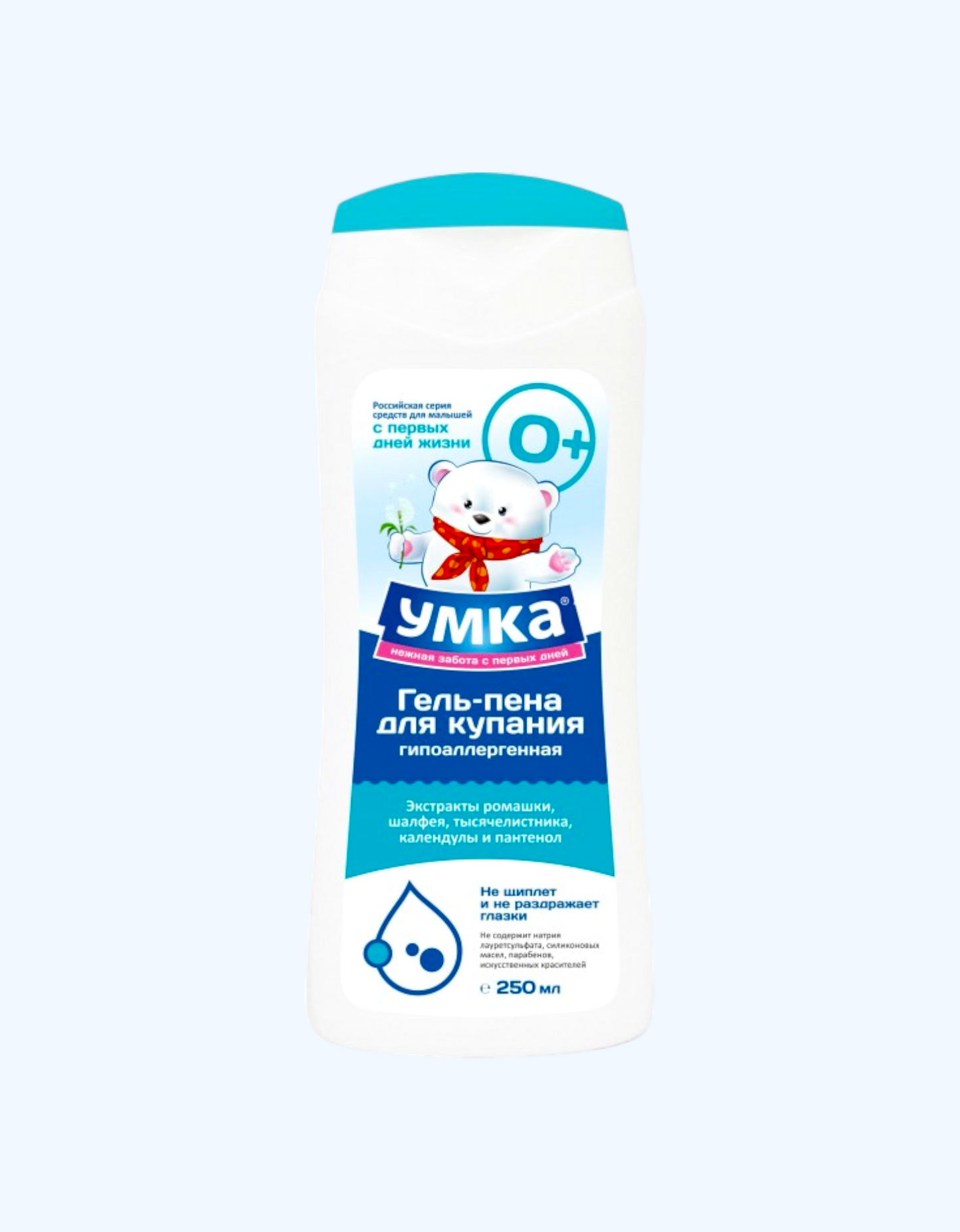 Умка Гель-пена для купания младенцев, 250 мл