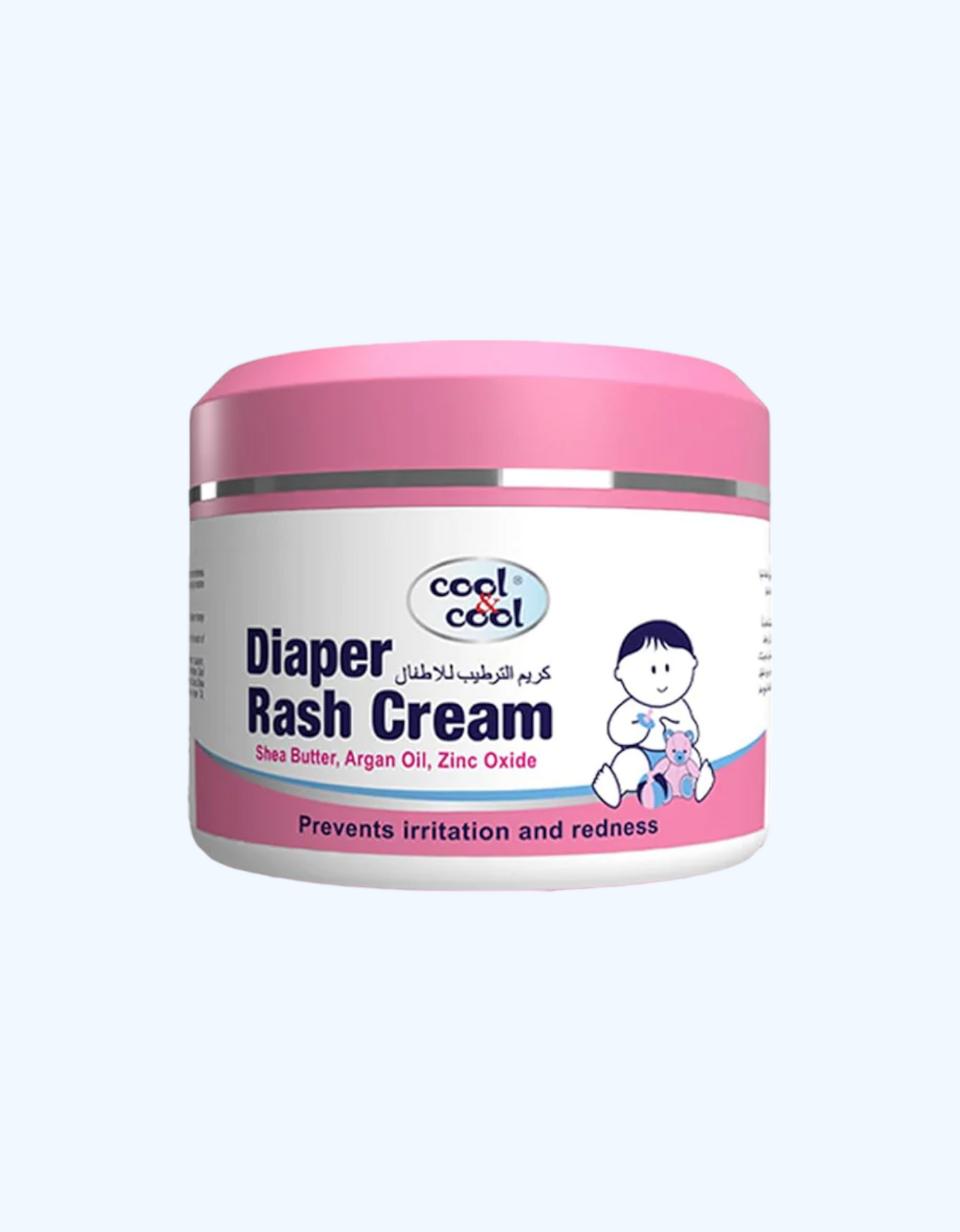 COOL & COOL Bolalar bezi toshmalariga qarshi krem, 50/150 ml