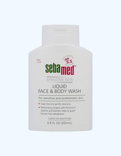 Sebamed Очищающее средство для лица и тела для чувствительной кожи, 200 мл