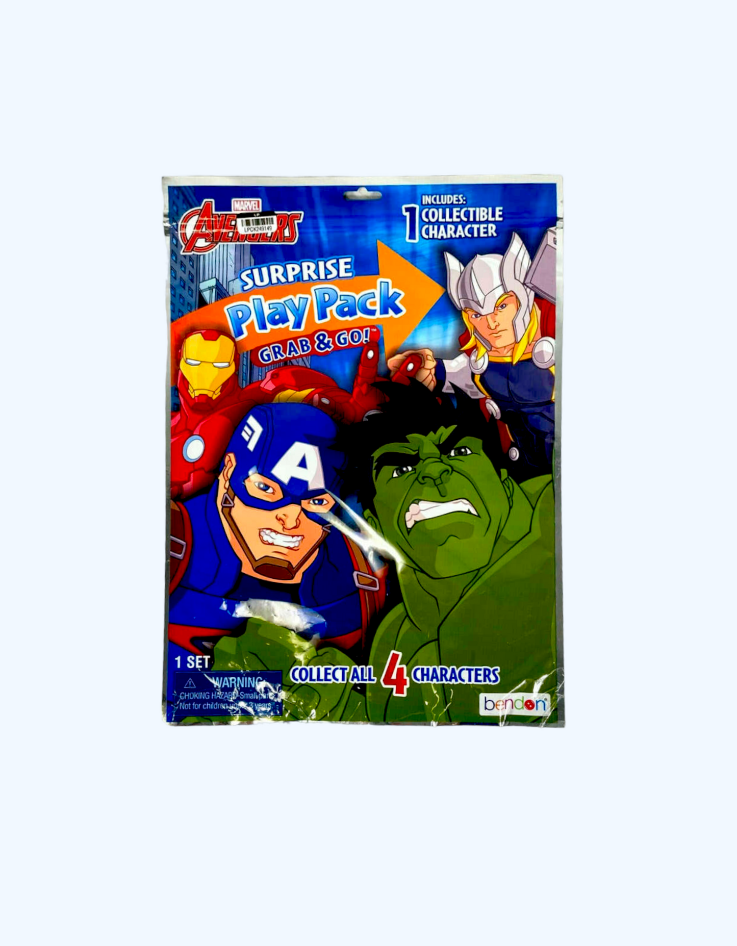 Rangli kitoblar va rangli qalamlar to'plami Marvel PlayPack Grab&Go!