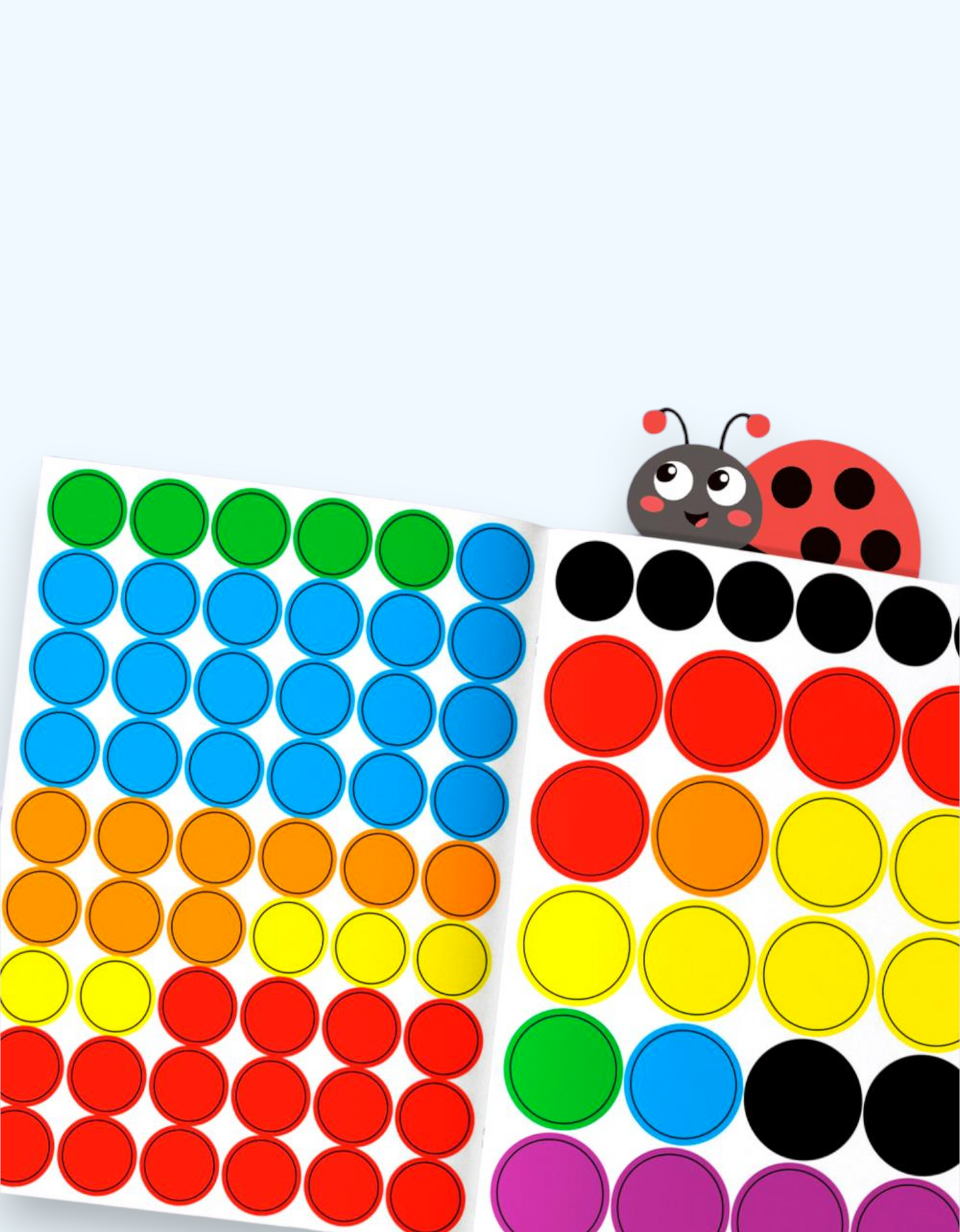 LetterLand stikerlari doiralari