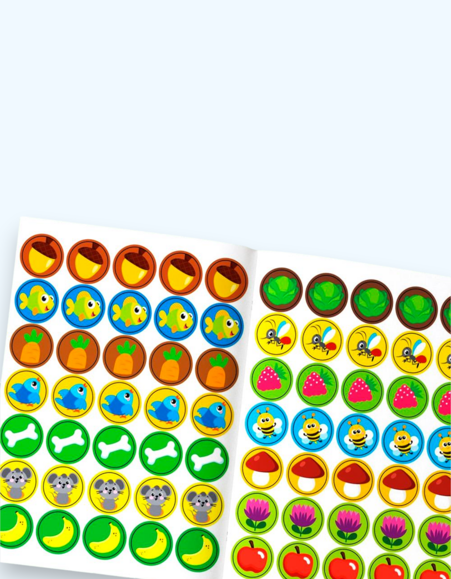 LetterLand stikerlari doiralari