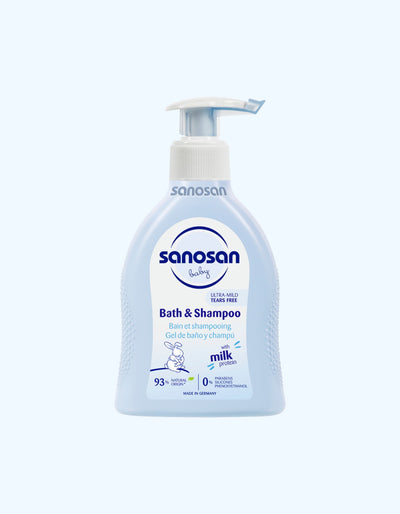 Sanosan Baby Гель-шампунь 2 в 1, 0+ мес., 200/500 мл