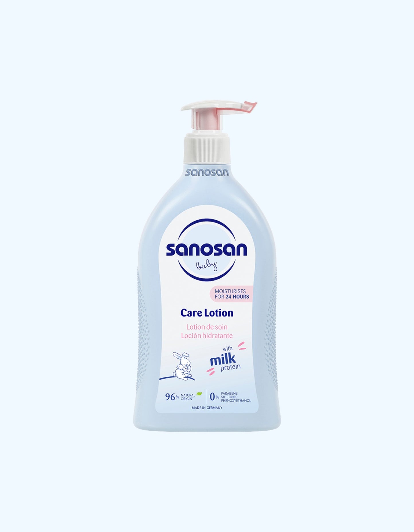 Sanosan Baby Care tana losoni, namlovchi, 0+ oy, 200/500 ml