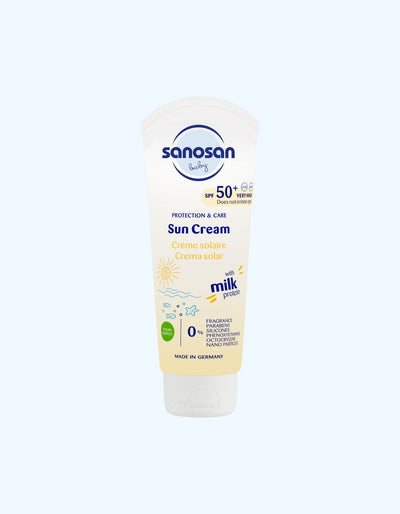 Sanosan Baby Quyoshdan himoya kremi SPF50, 0+ oy, 75ml