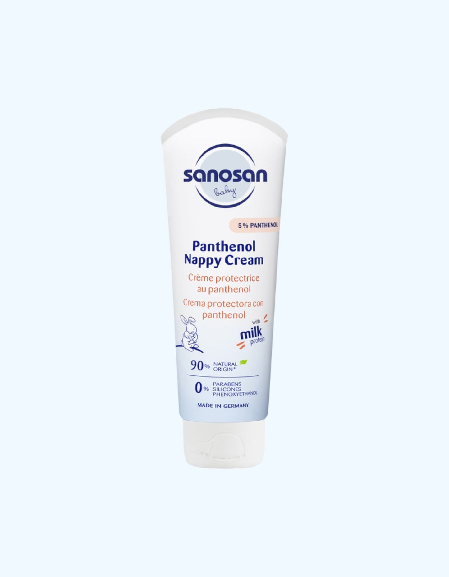 Sanosan chaqaloq bezi kremi, pantenol bilan, 0+ oy, 100 ml