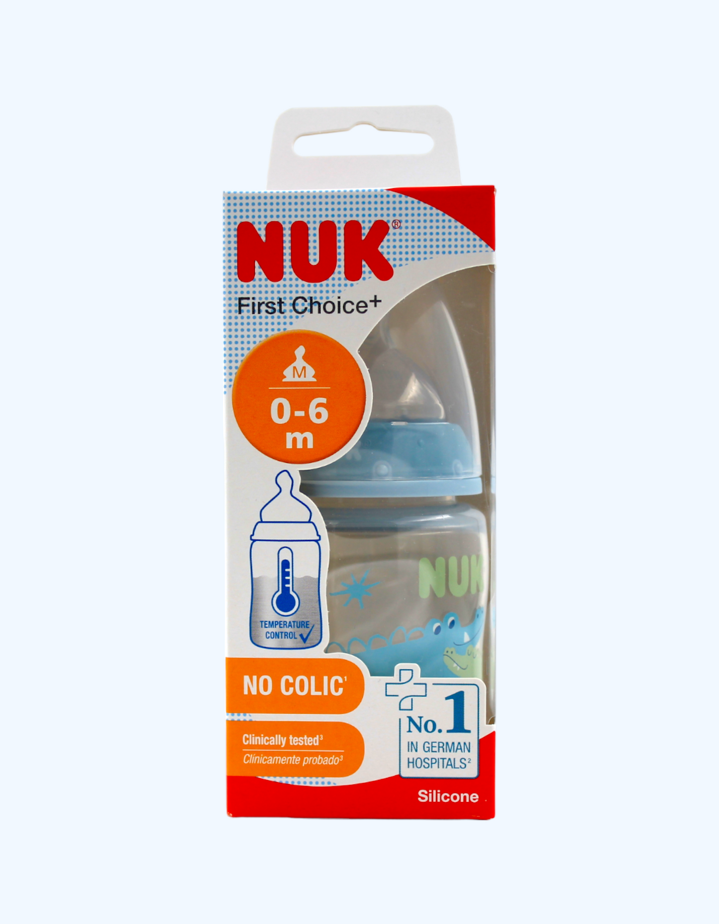 Nuk Бутылка FC+ Temp с силиконовой соской, 150 мл