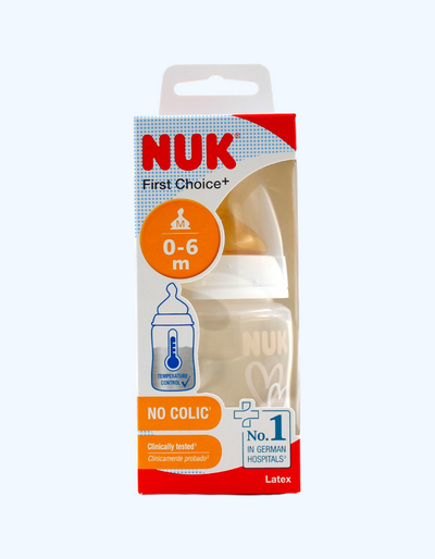 Nuk Бутылка FC+ Temp с латексной соской, 150 мл