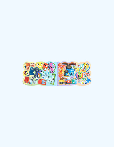 BukvaLand kitobi stikerli, qayta foydalanish mumkin