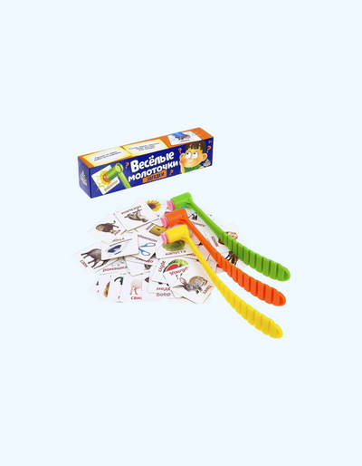 BukvaLand Reaksiya va e'tibor uchun stol o'yini "Qiziqarli bolg'alar"