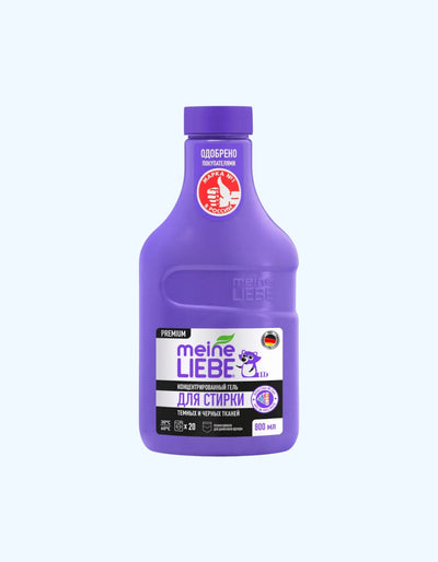 Meine Liebe Гель для стирки черных и темных тканей, новая формула, концентрат, 800 мл
