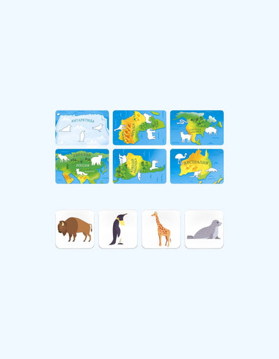 BukvaLand stol o'yini "Qiziqarli geografiya"