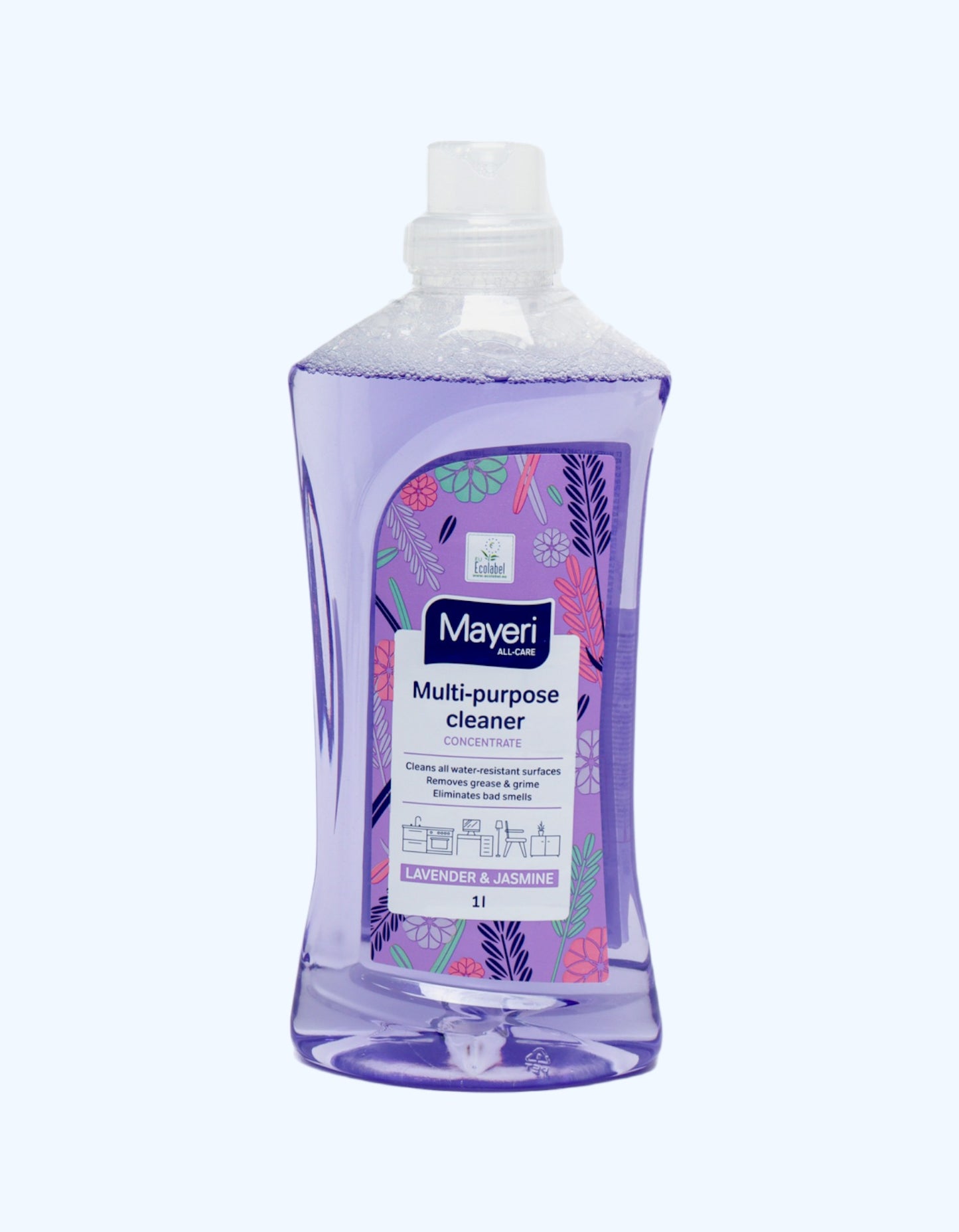 Mayeri ALL-Care universal tozalash vositasi, konsentrat, lavanta va yasemin, 1 l