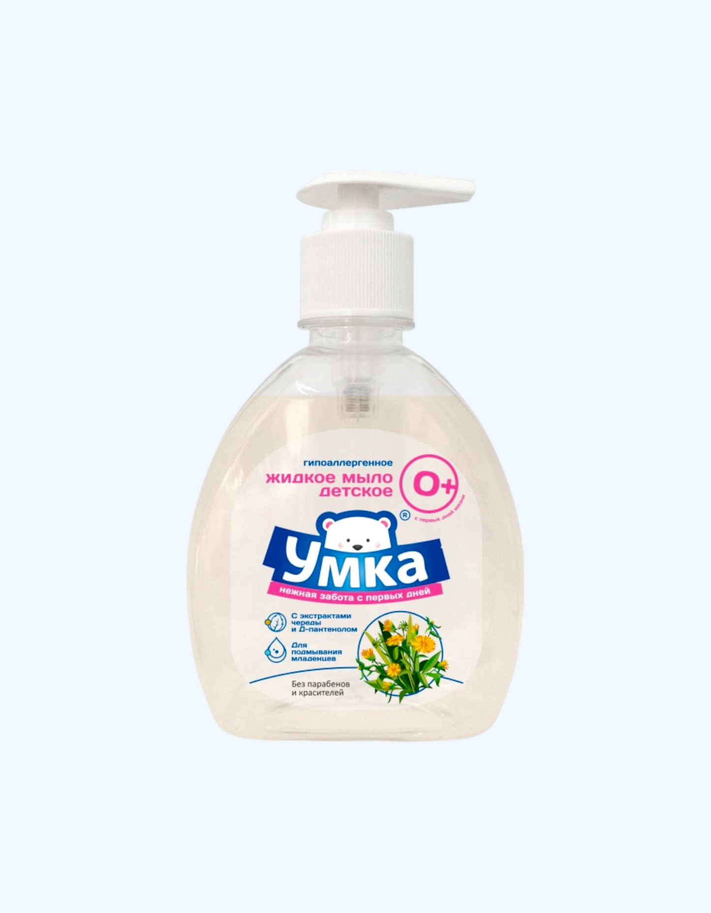 Umka Baby chaqaloqlar uchun hipoalerjenik suyuq sovun, 300 ml