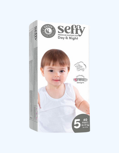 Seffy 5 Подгузники, 12-17 кг, 40 шт