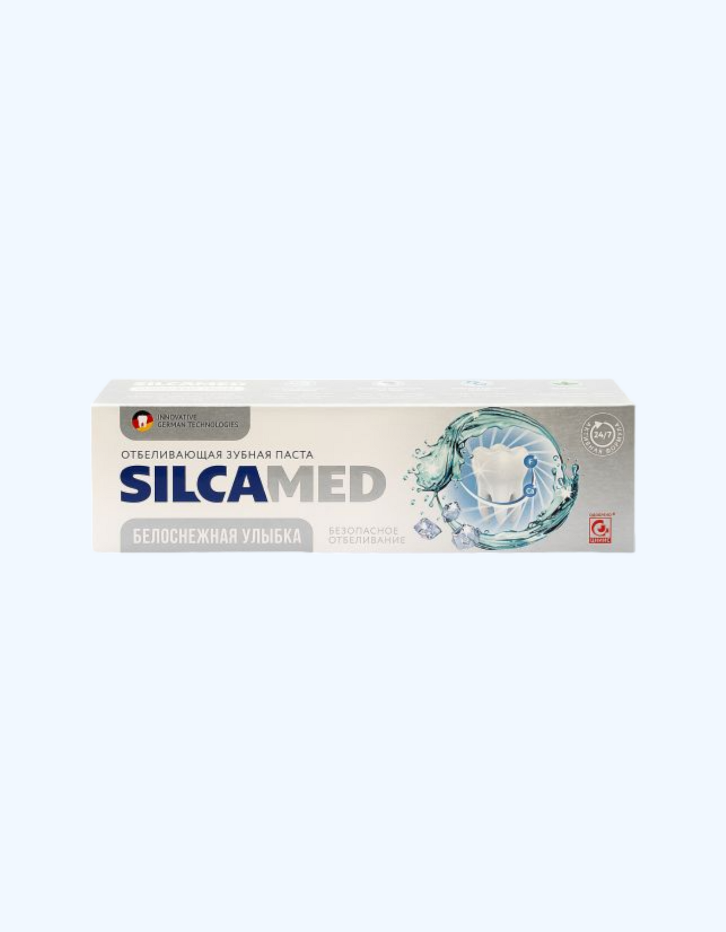 Silcamed tish pastasi "Qor-oq tabassum", 110 g