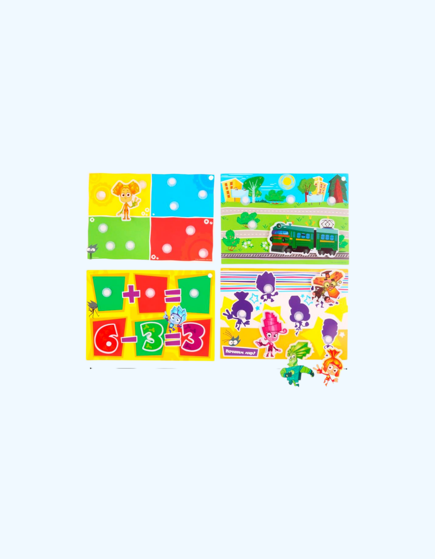 BukvaLand Funny Velcro "Smart Lotto"