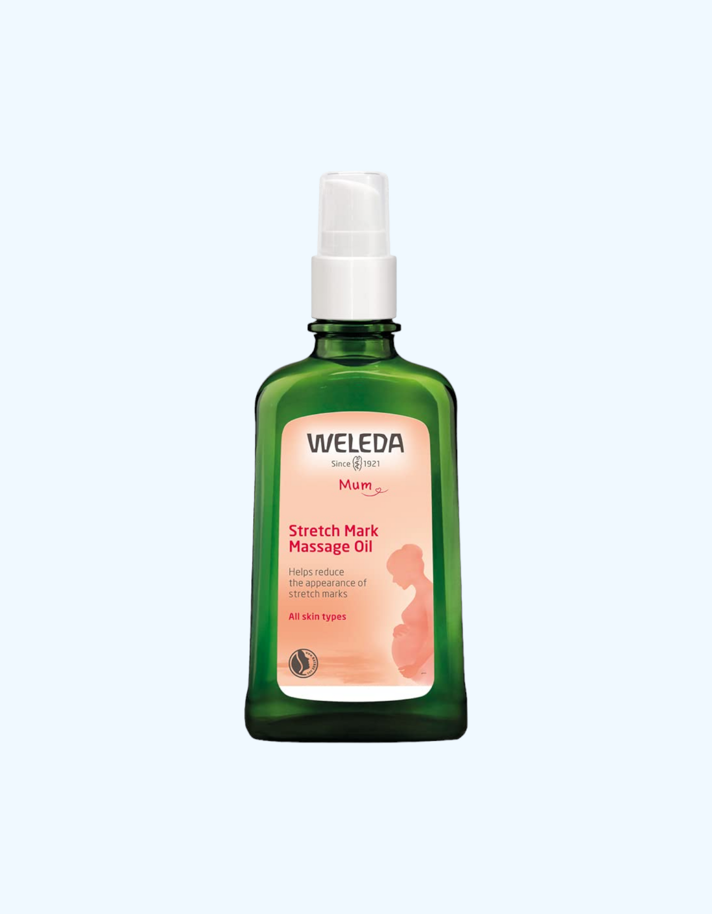 Weleda Mom Stretch belgilariga qarshi massaj moyi, 100 ml