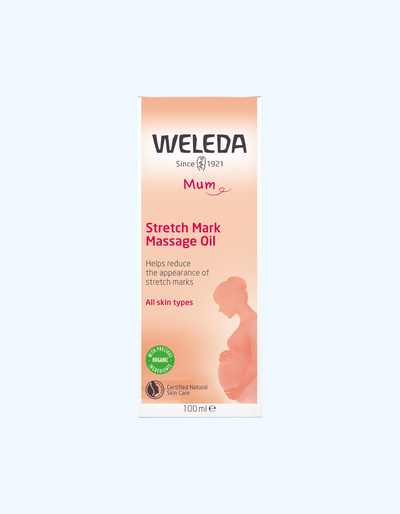 Weleda Mom Stretch belgilariga qarshi massaj moyi, 100 ml