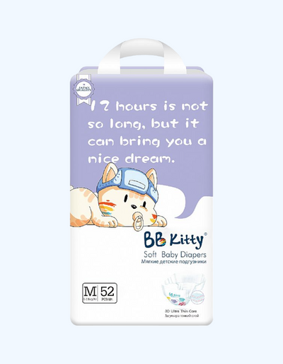 BB Kitty Подгузники, M, 6-11 кг, 52 шт