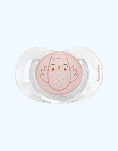 Suavinex Пустышка "OWL", силиконовая, 0-6 мес.