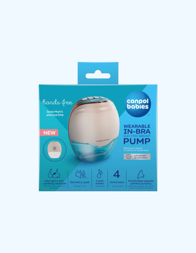 Canpol Babies simsiz elektr ko'krak pompasi Hands-free