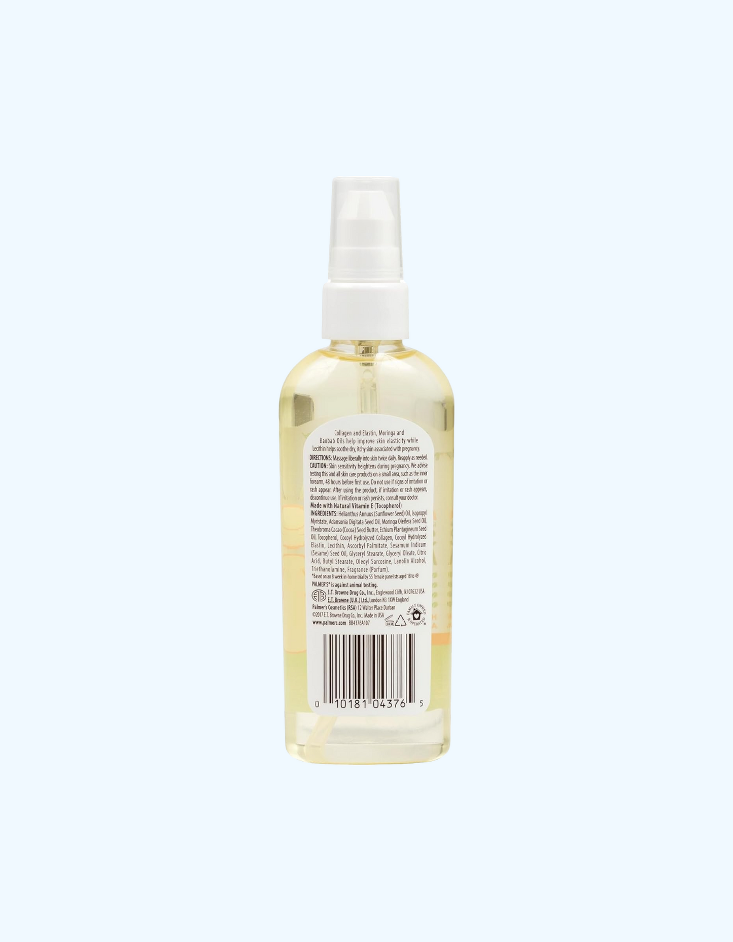 Stretch belgilariga qarshi Palmer massaj moyi, 100 ml