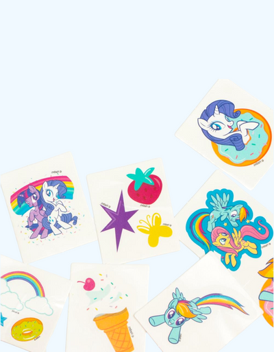 "Mening kichkina ponim" bolalar tatuirovkasi bilan BukvaLand Advent taqvimi, 18 dona