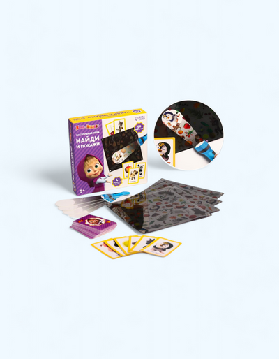 BukvaLand fonarli stol o'yini "Top va ko'rsat"