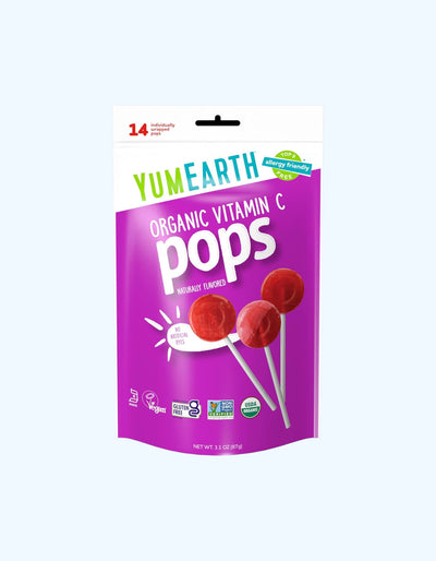 YumEarth Леденцы Organic, с витамином C, веганские, 14 шт