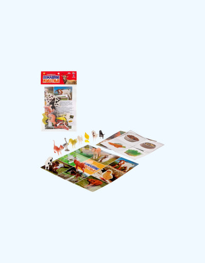 BukvaLand Hayvonlar va hasharotlar bilan o'yinchoqlar to'plami