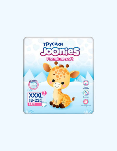 JOONIES Трусики Premium Soft, XXXL, 18-23 кг, 24 шт