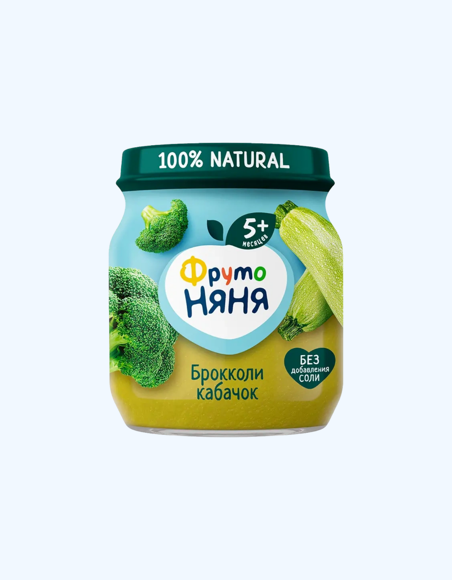 Frutonyanya pyuresi, brokkoli va qovoq, 5+ oy, 110 g