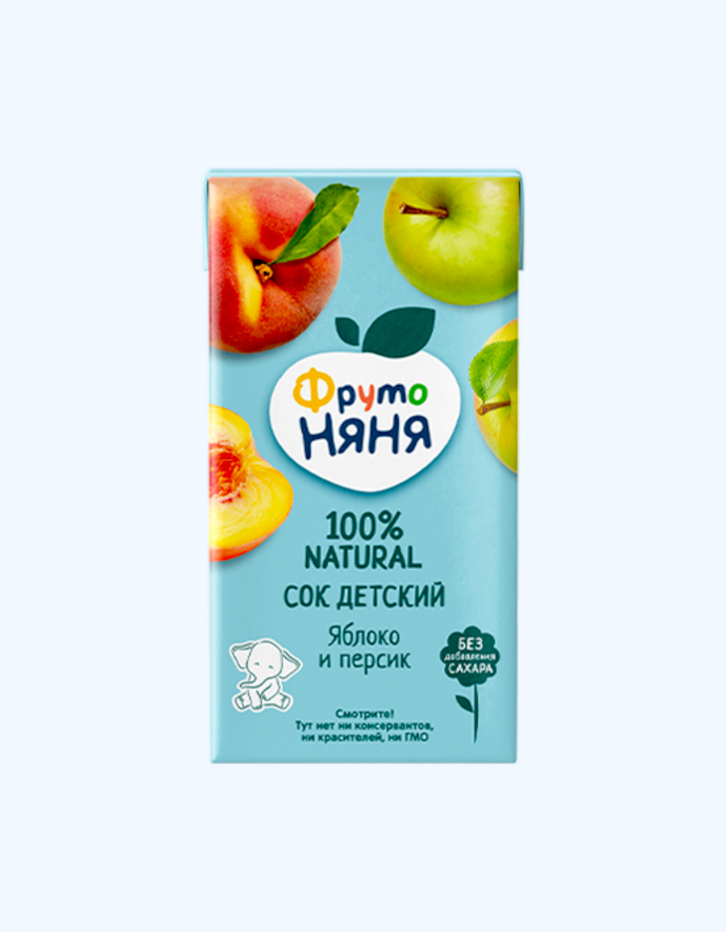 FrutoNyanya Olma-shaftoli sharbati, 36+ oy, 500 ml