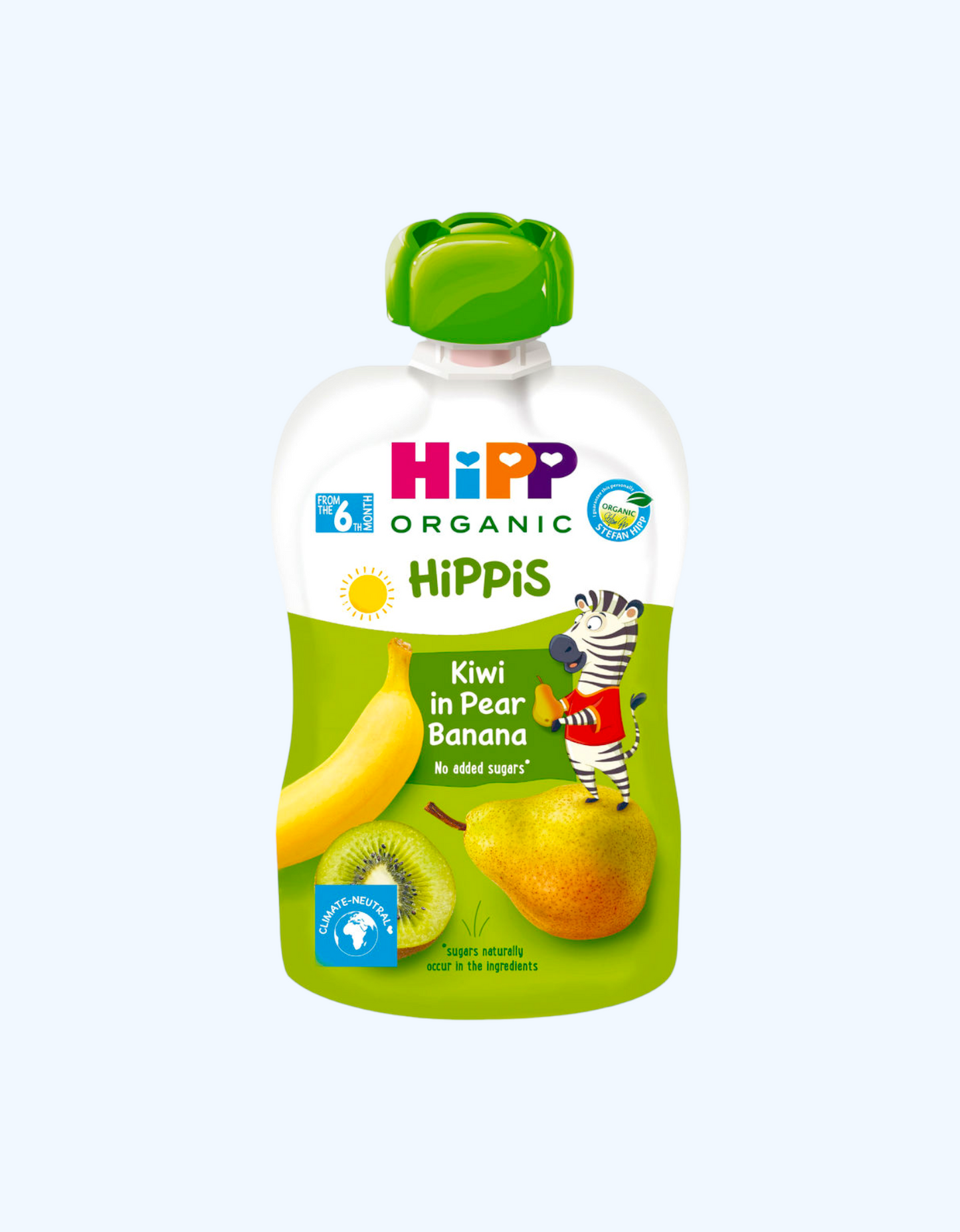 HiPP Пюре, банан, груша, киви, 6+ мес., 100 г