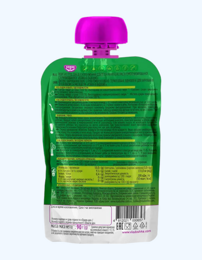 Xurmodagi qoshiq pyuresi, nok, 4+ oy, 90 g