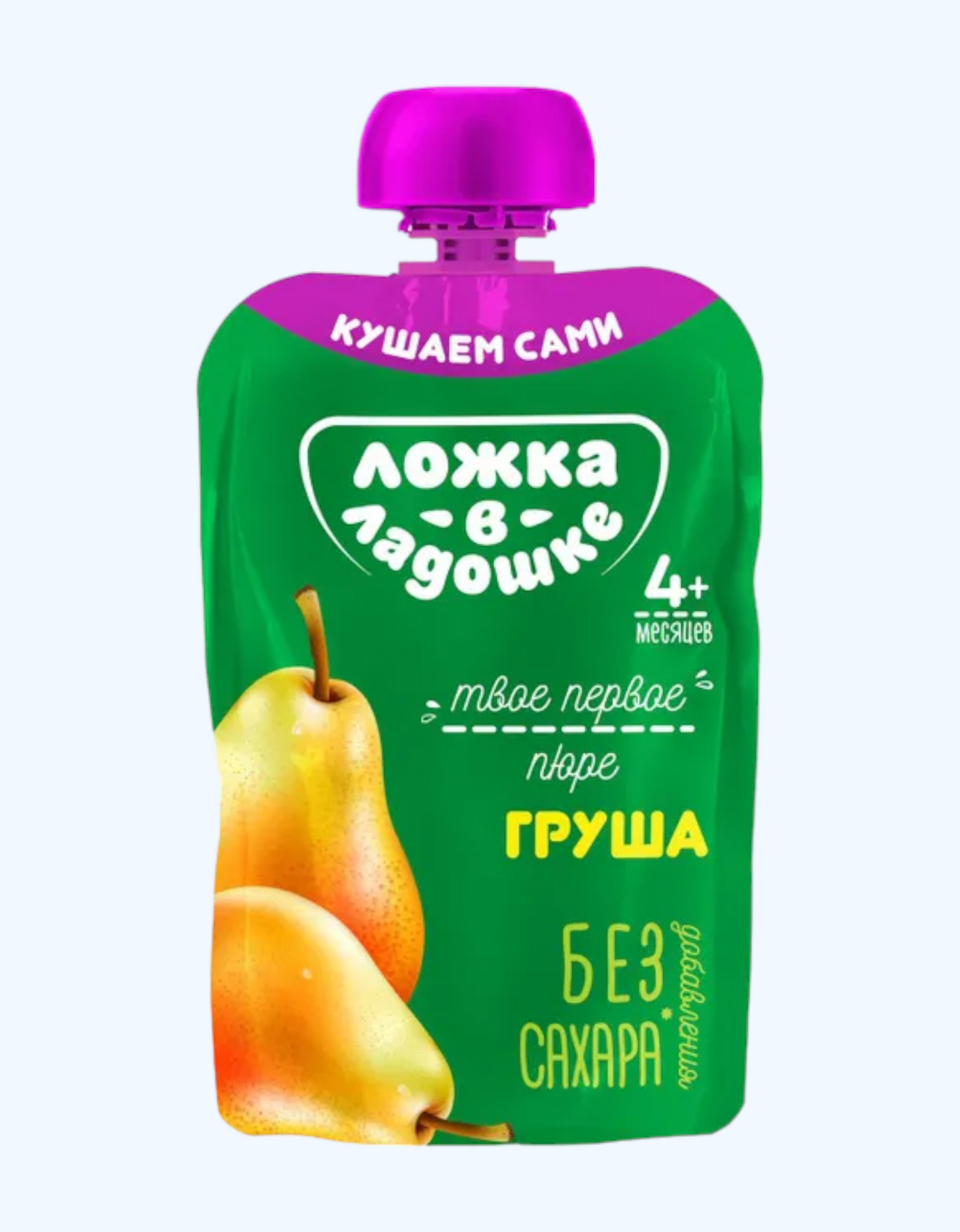 Xurmodagi qoshiq pyuresi, nok, 4+ oy, 90 g