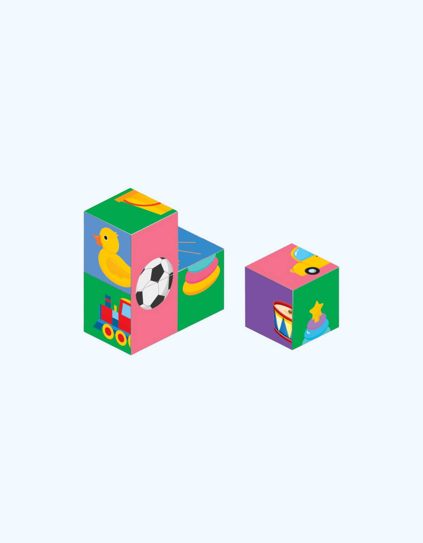 LetterLand IQ kublari