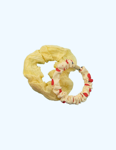 BukvaLand "Militsa" soch to'plami, 2 ta ko'rinmas soch iplari va elastik tasmalar, qulupnay